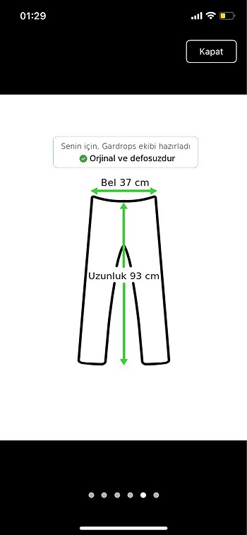 27 Beden Yırtık kot