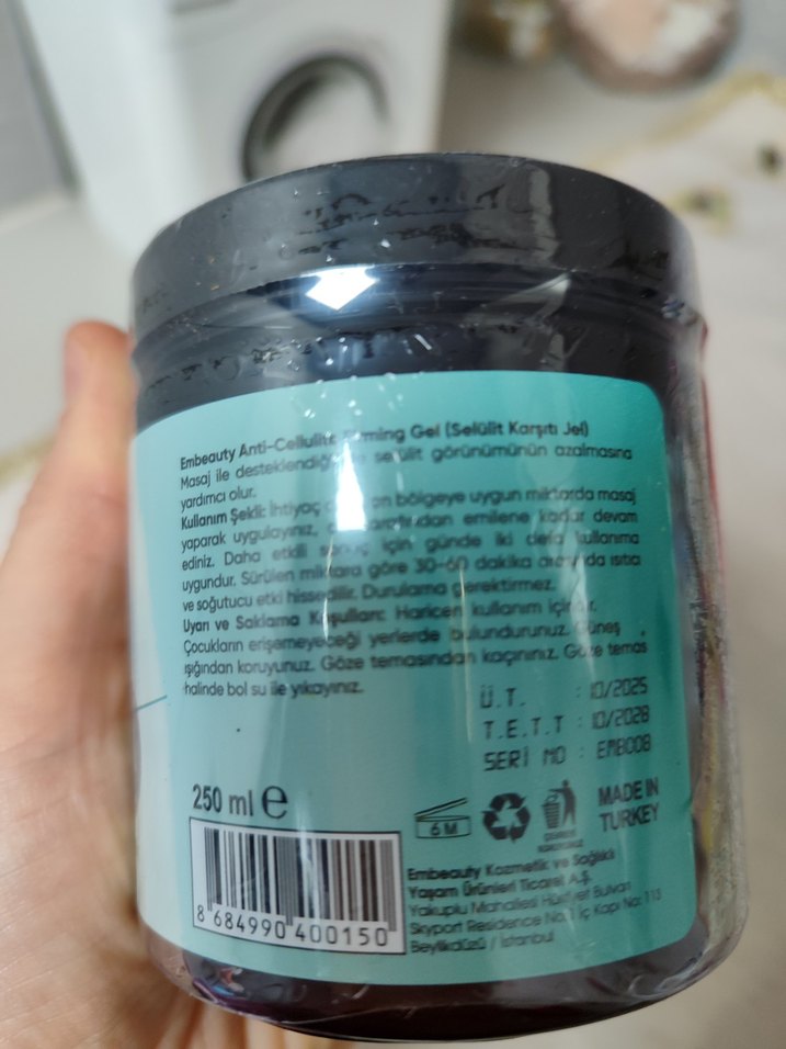 EMBEAUTY Selülit Karşıtı Jel 250ml - Görsel 3