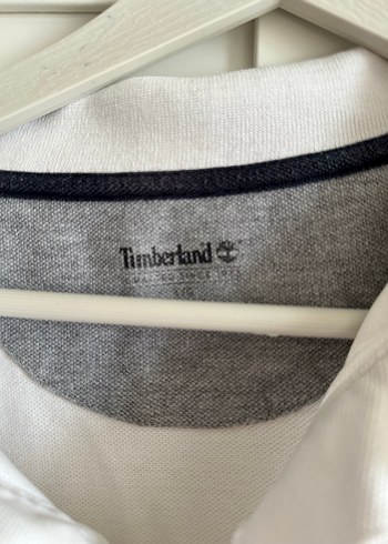 l Beden Timberland Pamuklu Beyaz Erkek Polo Tişört