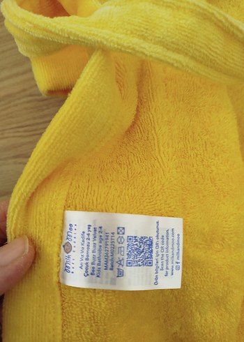 Milk moo arı vız vız Çocuk Bornoz - Görsel 3