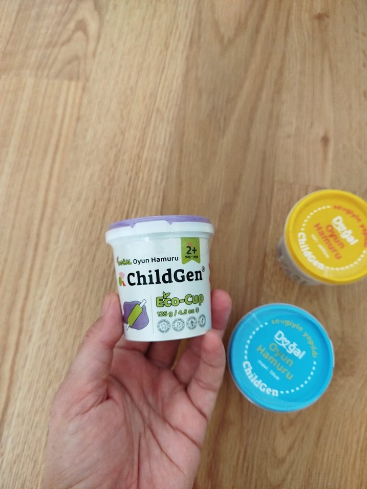 ChildGen Pastel Renkli Doğal Oyun Hamuru - Görsel 2