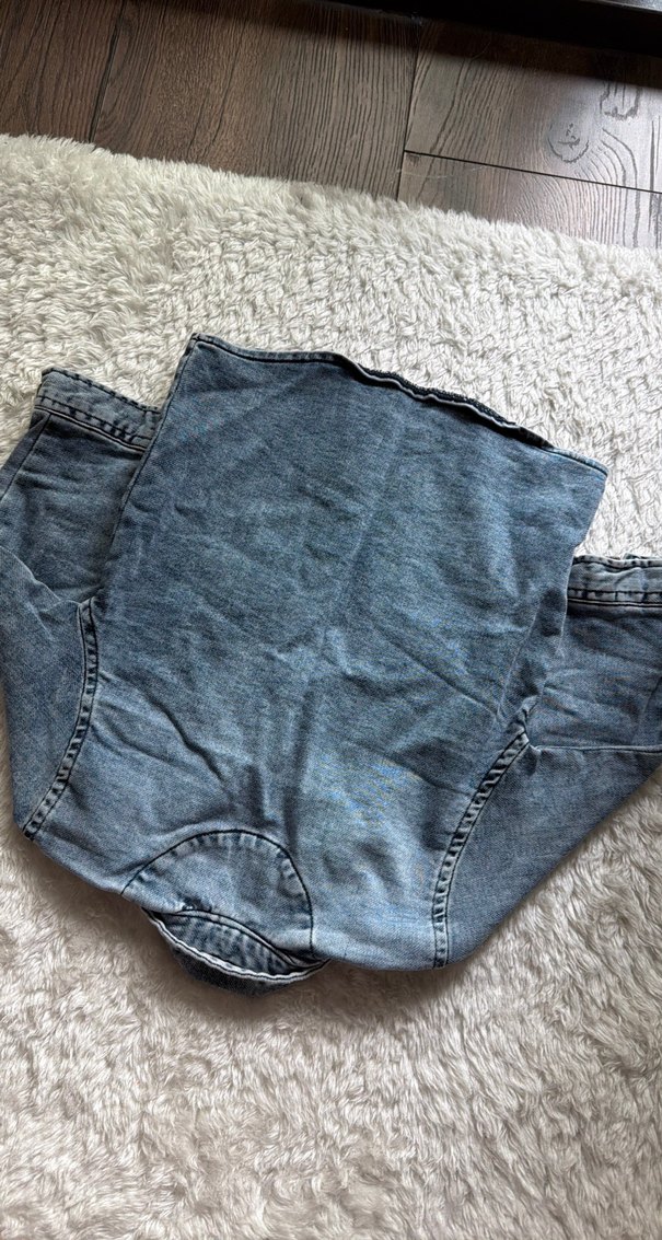 Düğmeli Gri Denim Erkek Çocuk Gömlek - Görsel 4