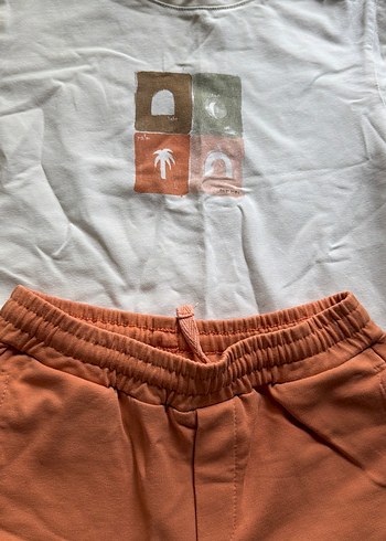 Bebek Erkek Kısa Kollu Baskılı şortlu Takım - Görsel 3