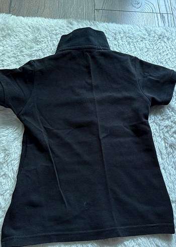 Erkek Çocuk Siyah Moncler Polo Tişört - Görsel 3