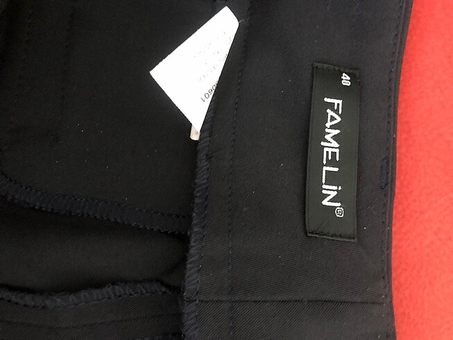 m Beden lacivert Renk Az giyilmiş tertemiz kumaş pantolon