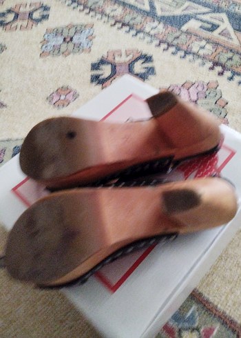 38 Beden siyah Renk Siyah Kadın Dolgu Topuklu Sandalet