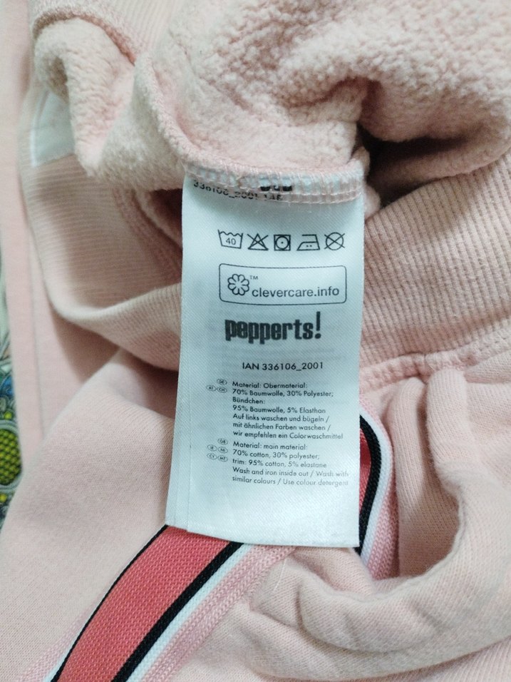 Pembe Nakışlı Kemerli Rahat Kesim Eşofman - Görsel 5