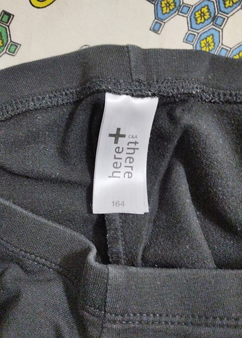 Kız Çocuk Gri Denim Tayt - Görsel 5