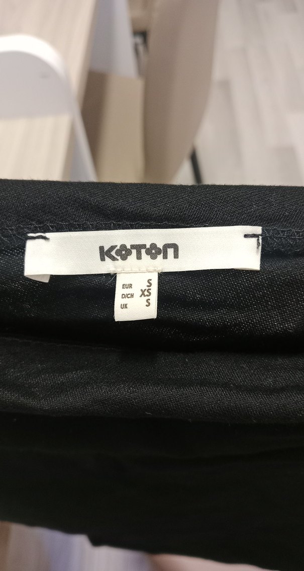 siyah çapraz yaka bluz - Görsel 4