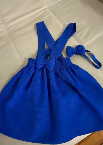 Mavi Askılı Kız Çocuk Elbisesi - Görsel 2