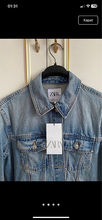 Zara Zara kadın kot ceket