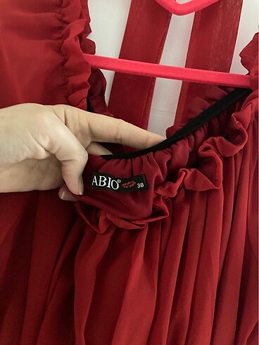 38 Beden kırmızı Renk Elbise