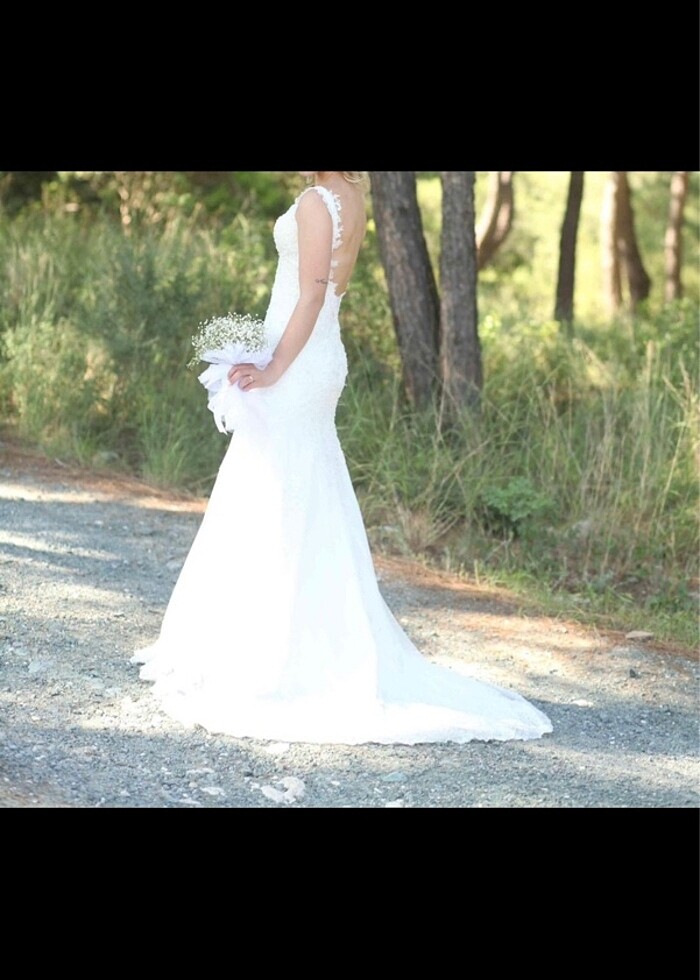 Balık model gelinlik - Görsel 3