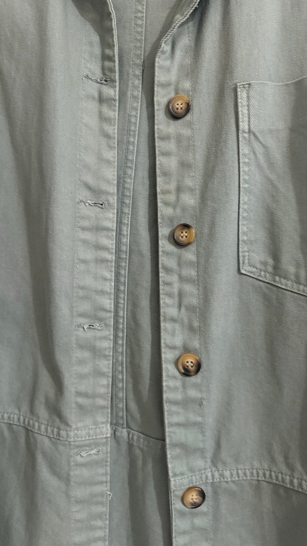 Düğmeli Salaş Ceket - Görsel 4