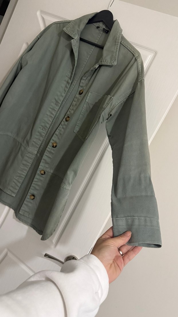 Düğmeli Salaş Ceket - Görsel 2