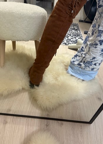 Kahverengi Süet Dizüstü Bot - Görsel 2