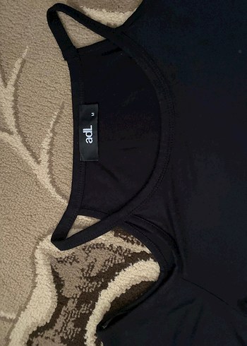 Adl Kadın Siyah Uzun  Elbise - Görsel 2