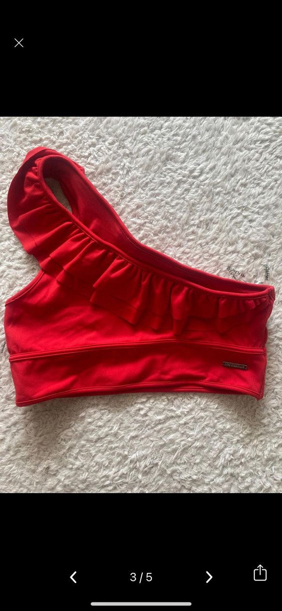 Yes Flaneuse Parlak Kırmızı Tek kol büstiyer - Görsel 3