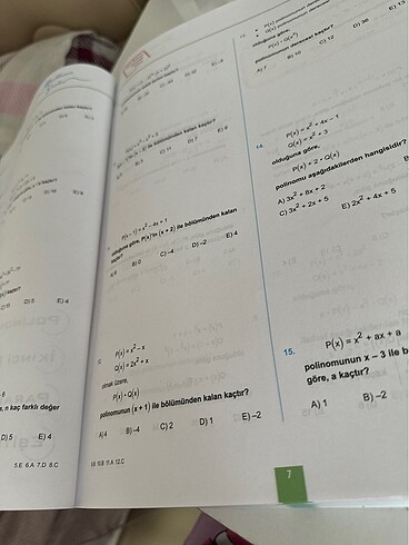 Beden Renk 345 yayınları ayt matematik