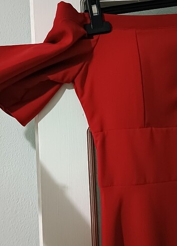 MADONNA YAKA YAZLIK DÜĞÜN ELBİSESİ - Görsel 3