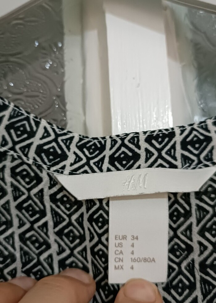 HM YAZLIK TİRİL TİRİL GÖMLEK  - Görsel 2