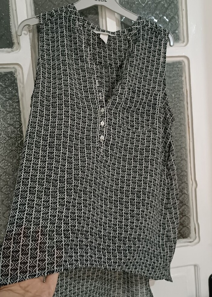 HM YAZLIK TİRİL TİRİL GÖMLEK  - Görsel 4