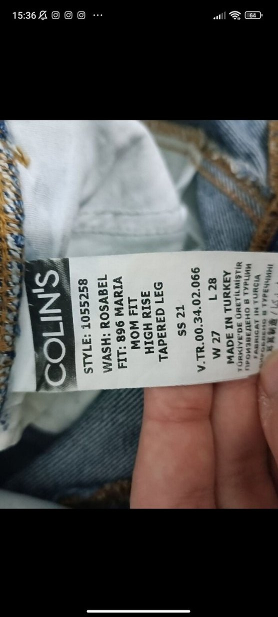 Mavi Kadın Mom Fıt Pantolon - Görsel 3