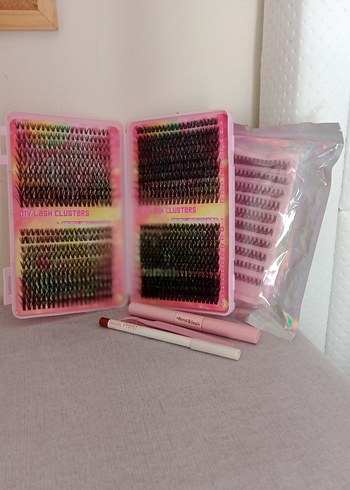 Pembe Hafif Takma Kirpik Seti - Görsel 5