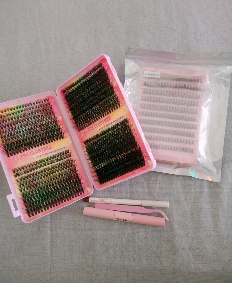 Pembe Hafif Takma Kirpik Seti - Görsel 2