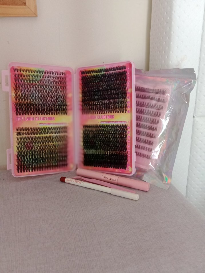 Pembe Hafif Takma Kirpik Seti - Görsel 5