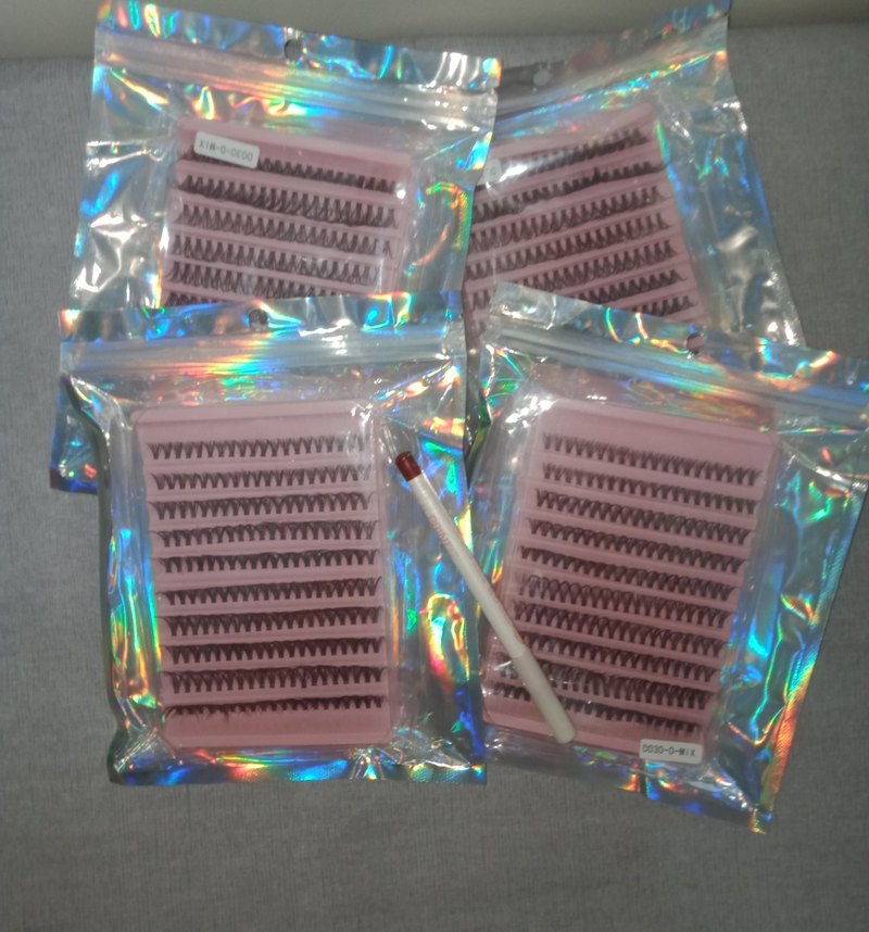 Pastel Pembe Takma Kirpik Seti - Görsel 3