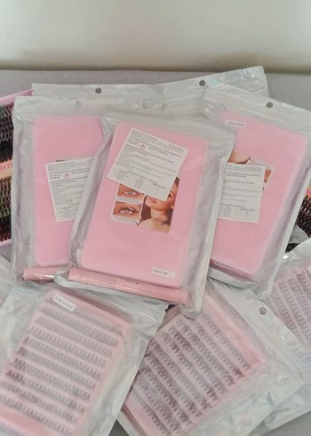 Sheinside Pastel Pembe Takma Kirpik Seti