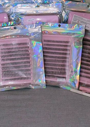 Pastel Pembe Takma Kirpik Seti - Görsel 11