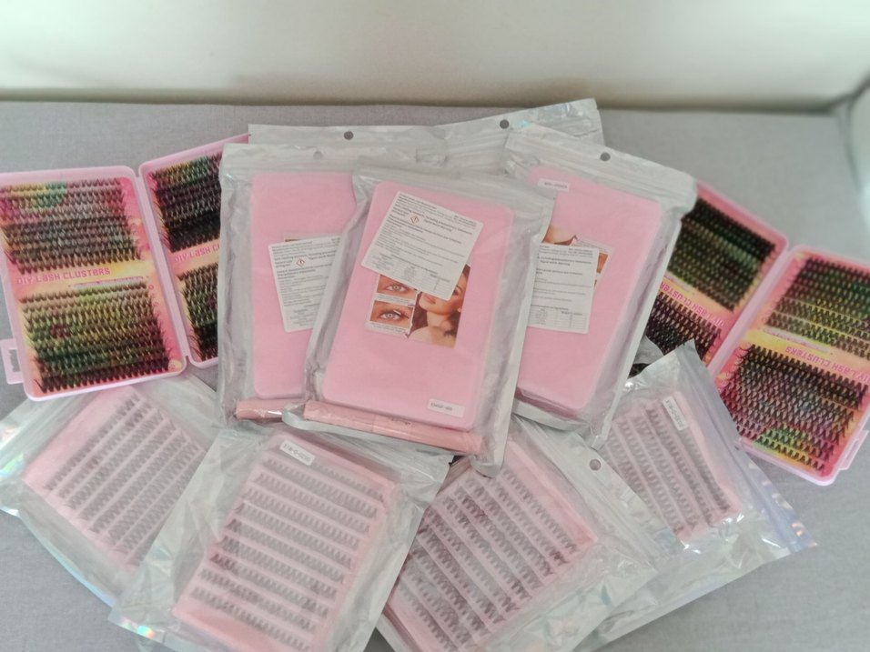 Pastel Pembe Takma Kirpik Seti - Görsel 2