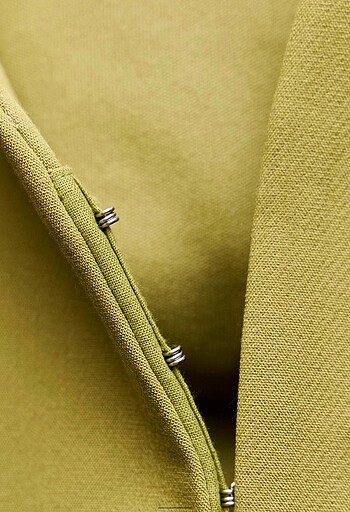 xs Beden Zara vücuda oturan kemerli blazer