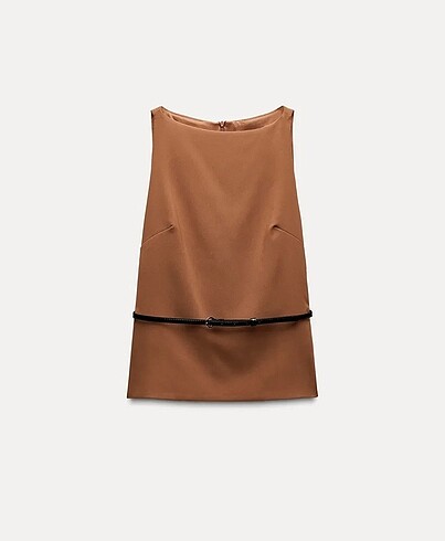 Zara kemerli elastik top