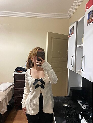 Zara fiyonk detaylı dokulu top - Görsel 4