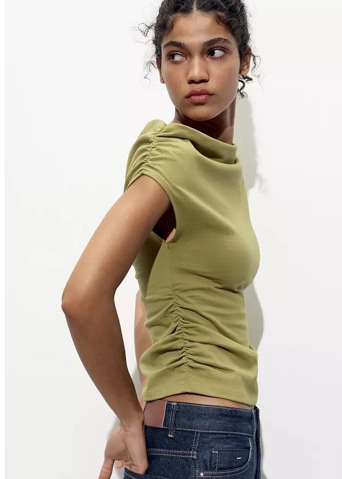 Zara asimetrik top - Görsel 2