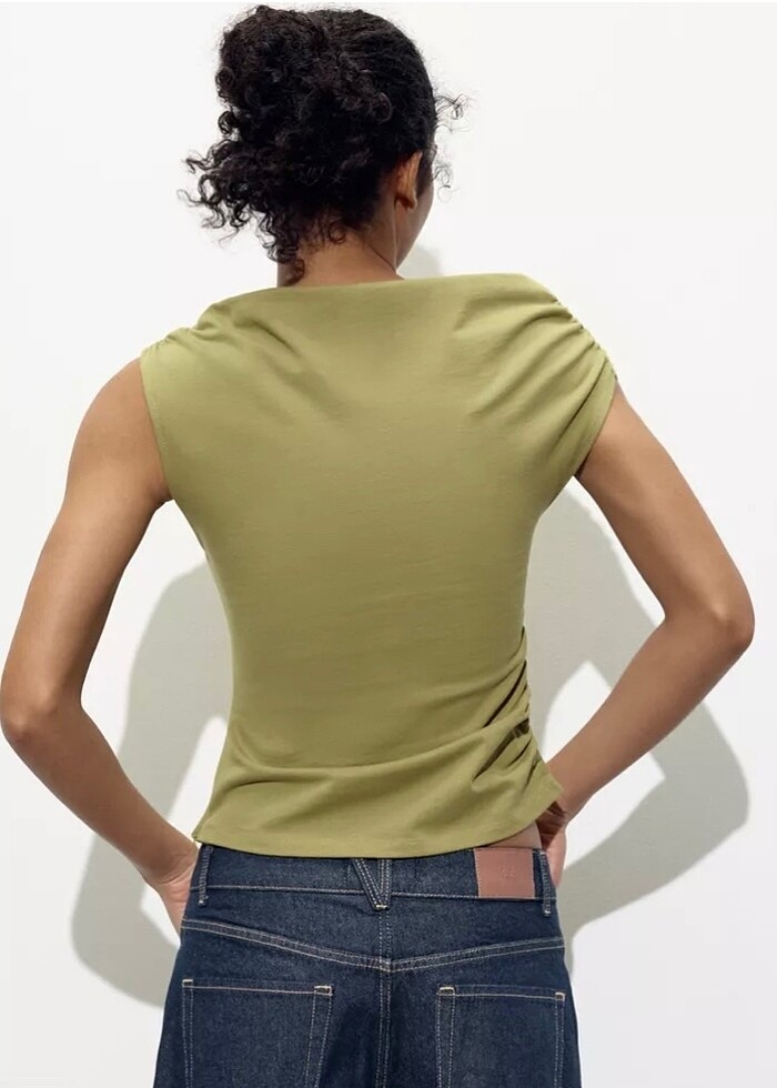 Zara asimetrik top - Görsel 3