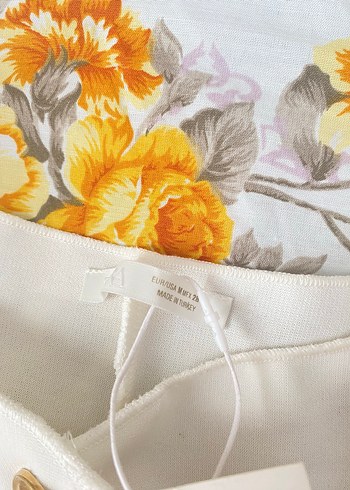 m Beden ZARA peplum etekli elastik top
