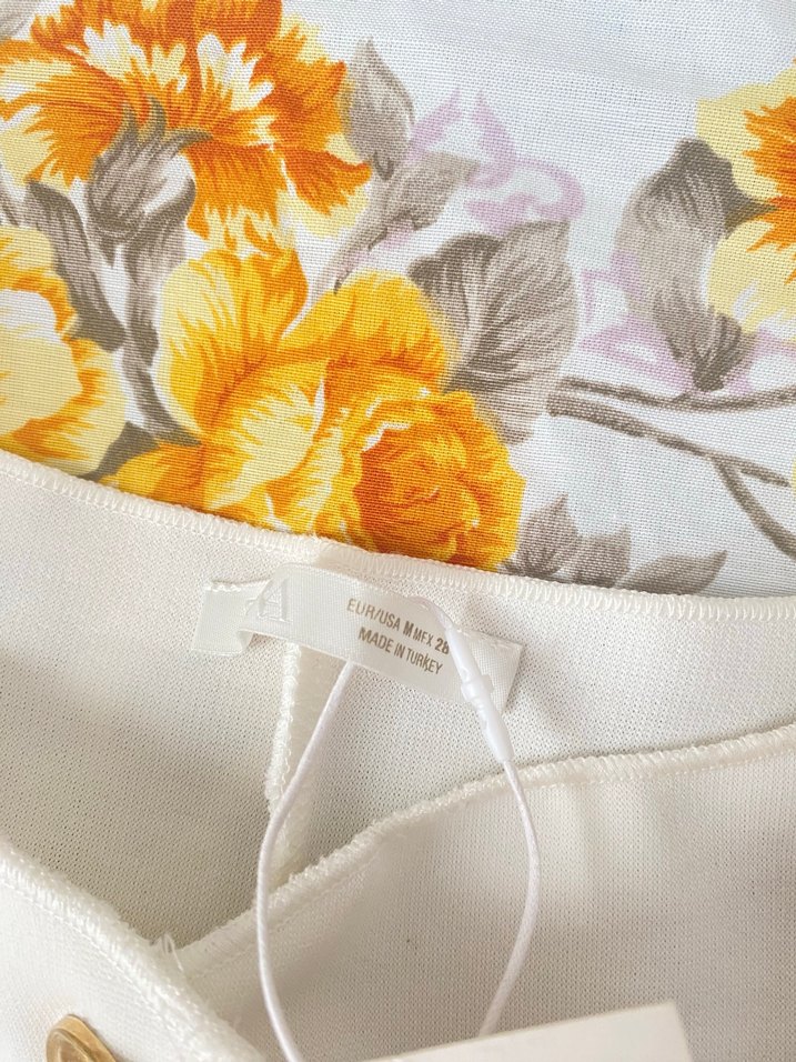 ZARA peplum etekli elastik top - Görsel 4