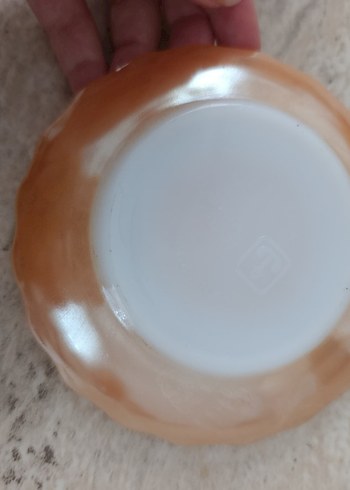 Vintage sarı fincan takımı (Made in USA) - Görsel 3