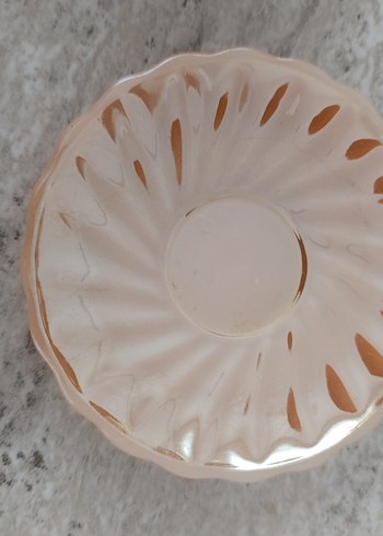 Vintage sarı fincan takımı (Made in USA) - Görsel 4