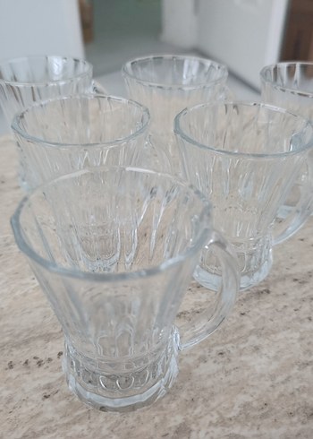 Kulplu çay bardağı (6'lı) - Görsel 4