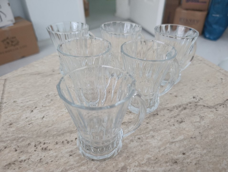 Kulplu çay bardağı (6'lı) - Görsel 4