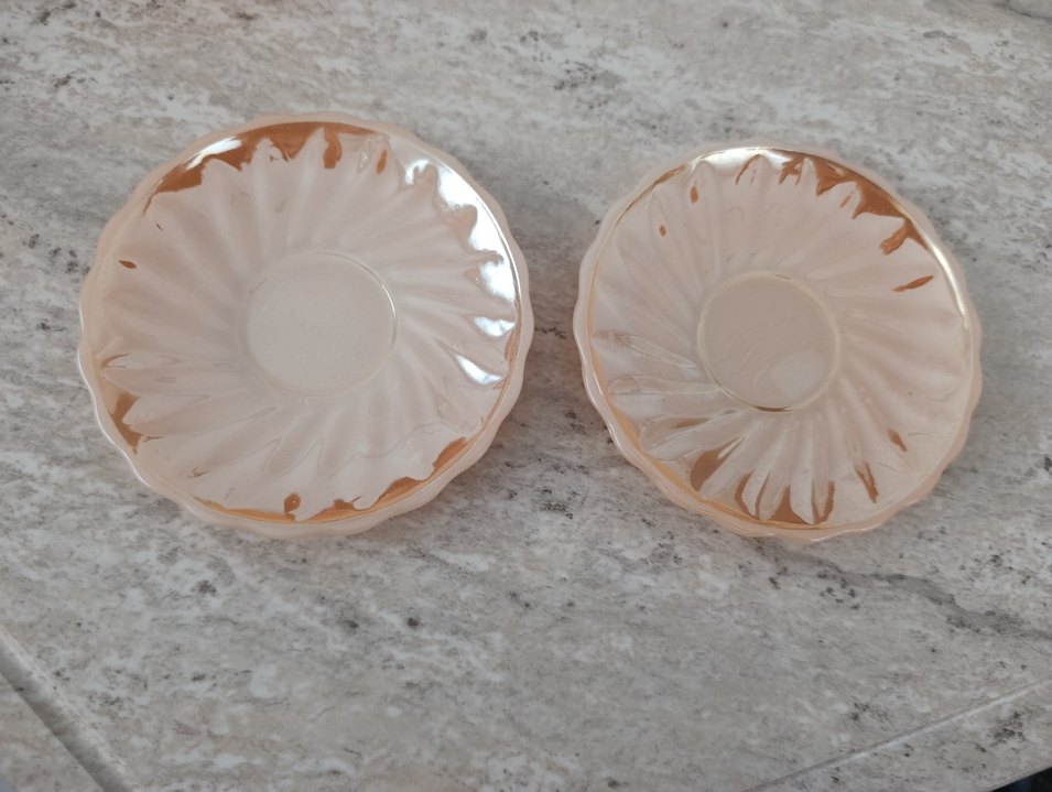 Vintage 2'li sarı fincan takımı (Made in USA) - Görsel 3