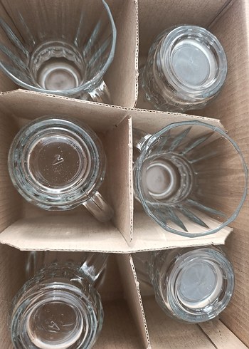 LAV 6'lı kulplu çay bardağı - Görsel 3