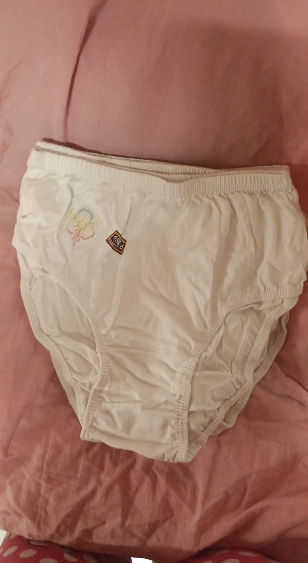 Nakışlı Düğmeli %100 Pamuklu Külot (4 adet) - Görsel 3