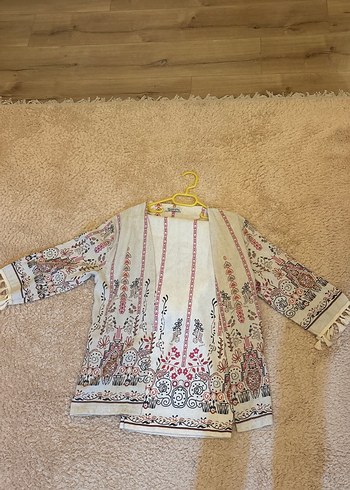 Nakışlı Püsküllü Uzun Bohem Kadın pantolon ve hırka