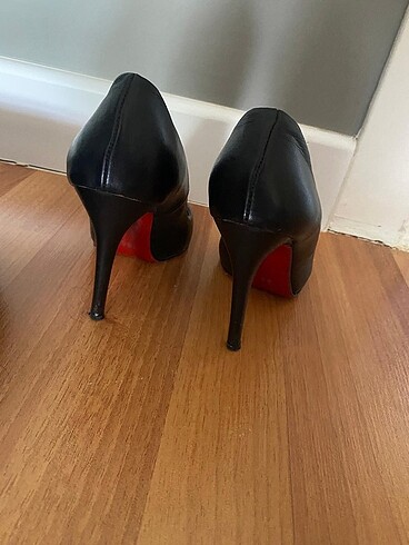 36 Beden siyah Renk Hotiç deri stiletto